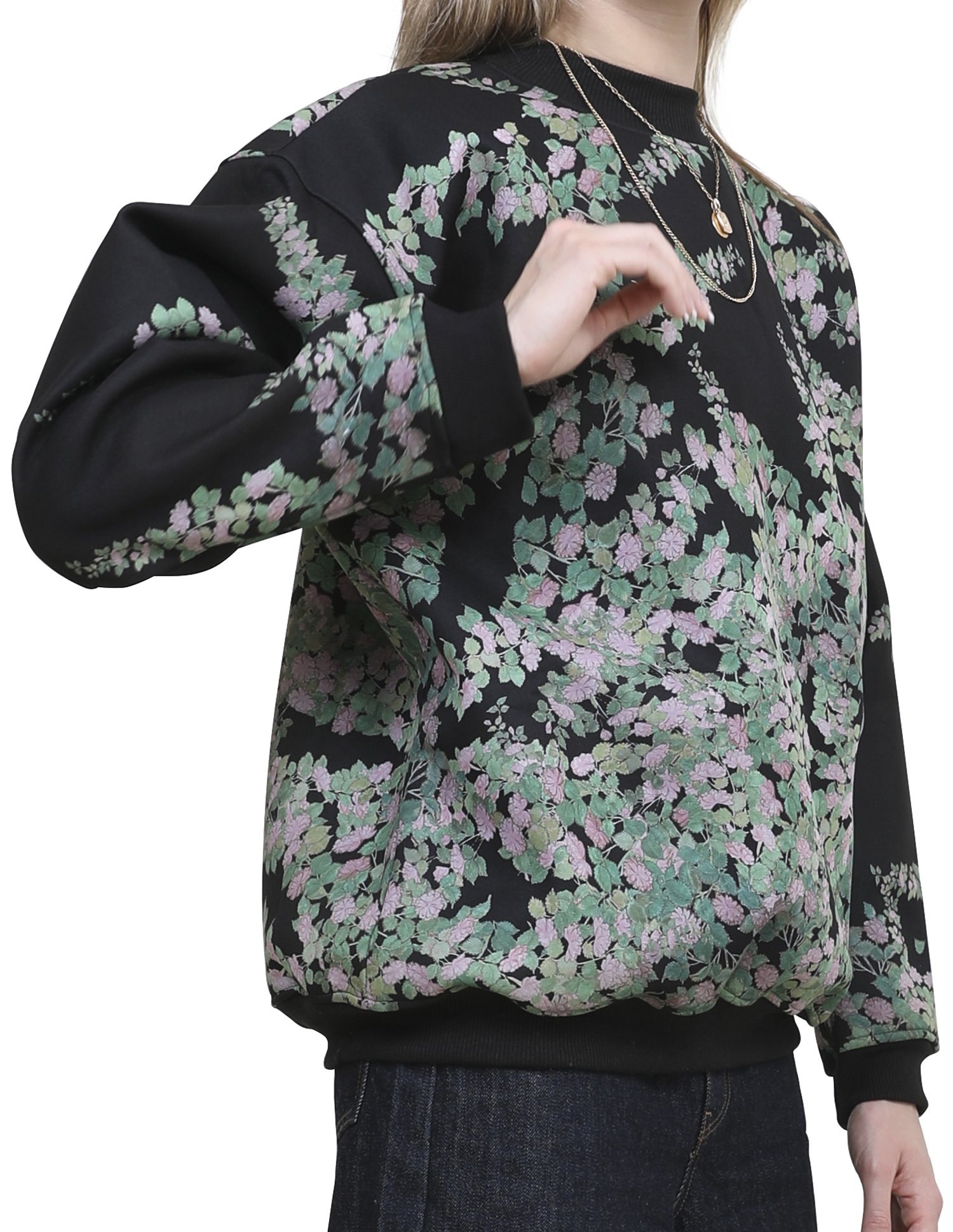 SWEAT SENPU NOIR HIGHNECK NOIRNOIR