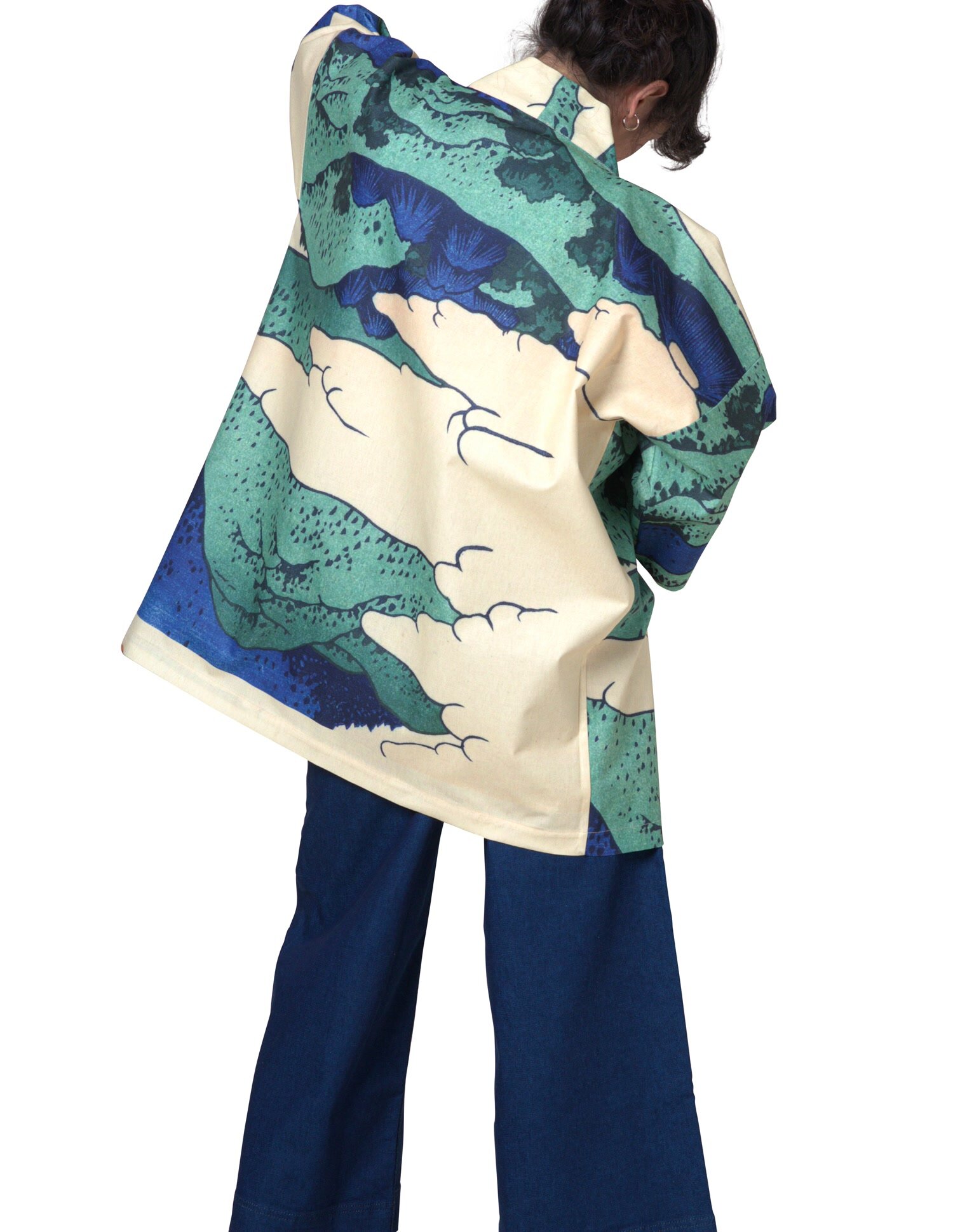 KIMONO HOKUSAI NOIR NOIR