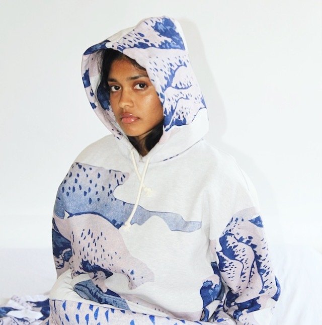 SWEAT PURPLE MINT OG' HOODIE NOIRNOIR