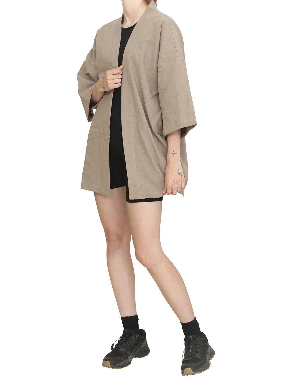 KIMONO PLAIN CAMO NOIRNOIR