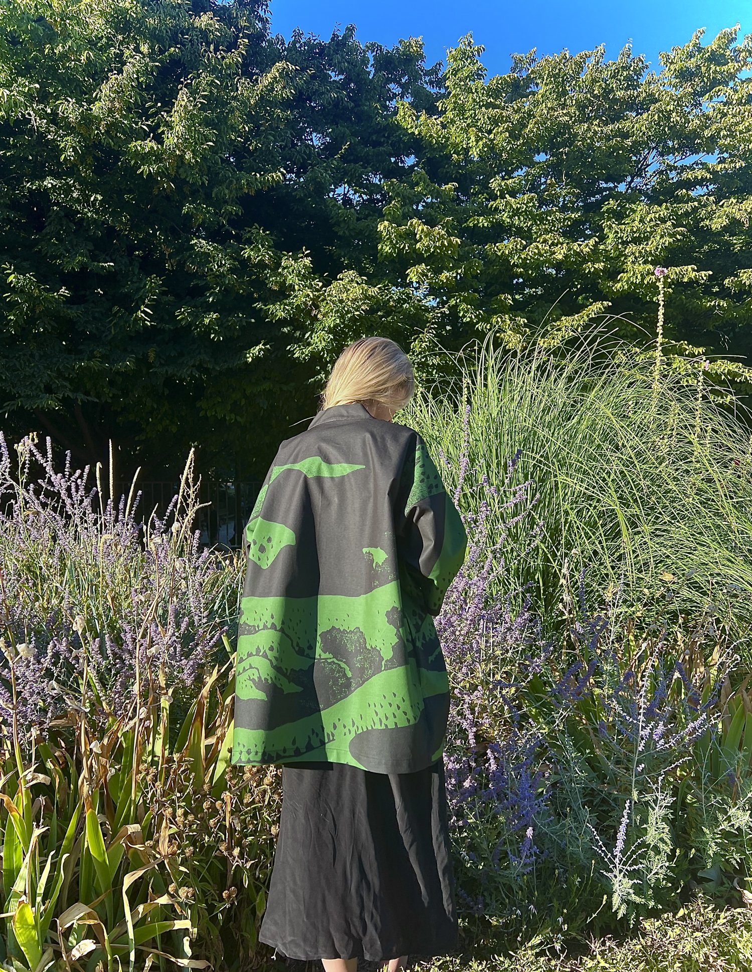 KIMONO LEAF GREEN NOIRNOIR