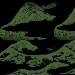 KIMONO LEAF GREEN NOIRNOIR PATTERN