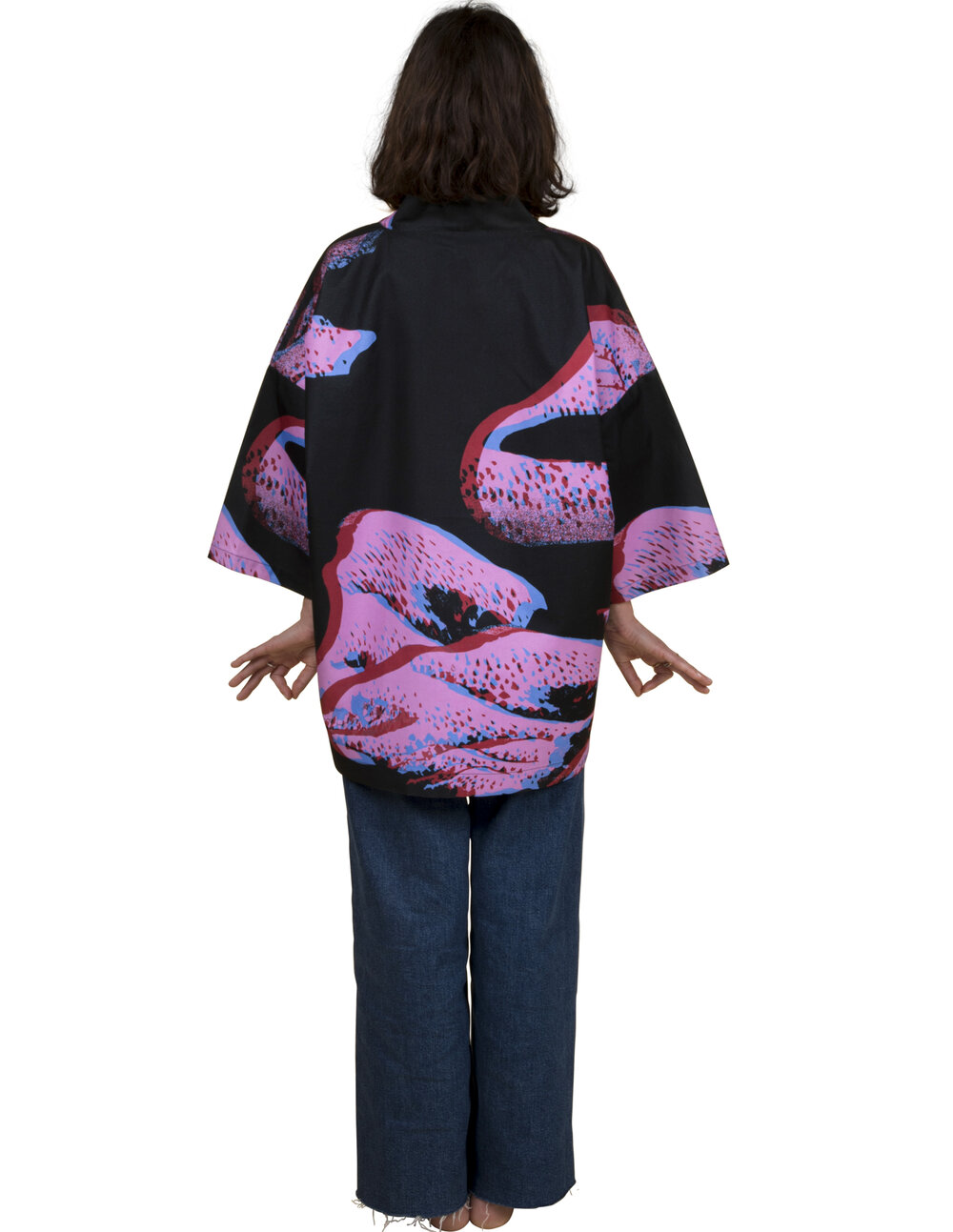 KIMONO PINK HOKUSAI NOIRNOIR