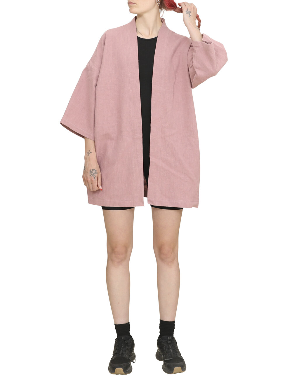 KIMONO POWDER PINK NOIRNOIR