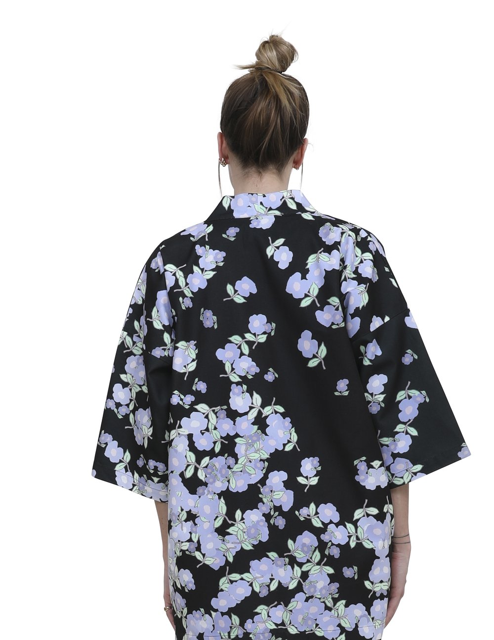 KIMONO LIME LAVENDER NOIRNOIR