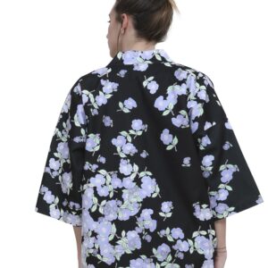 KIMONO LIME LAVENDER NOIRNOIR