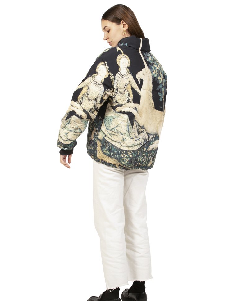 PUFFER LICORNE NOIRE NOIRNOIR