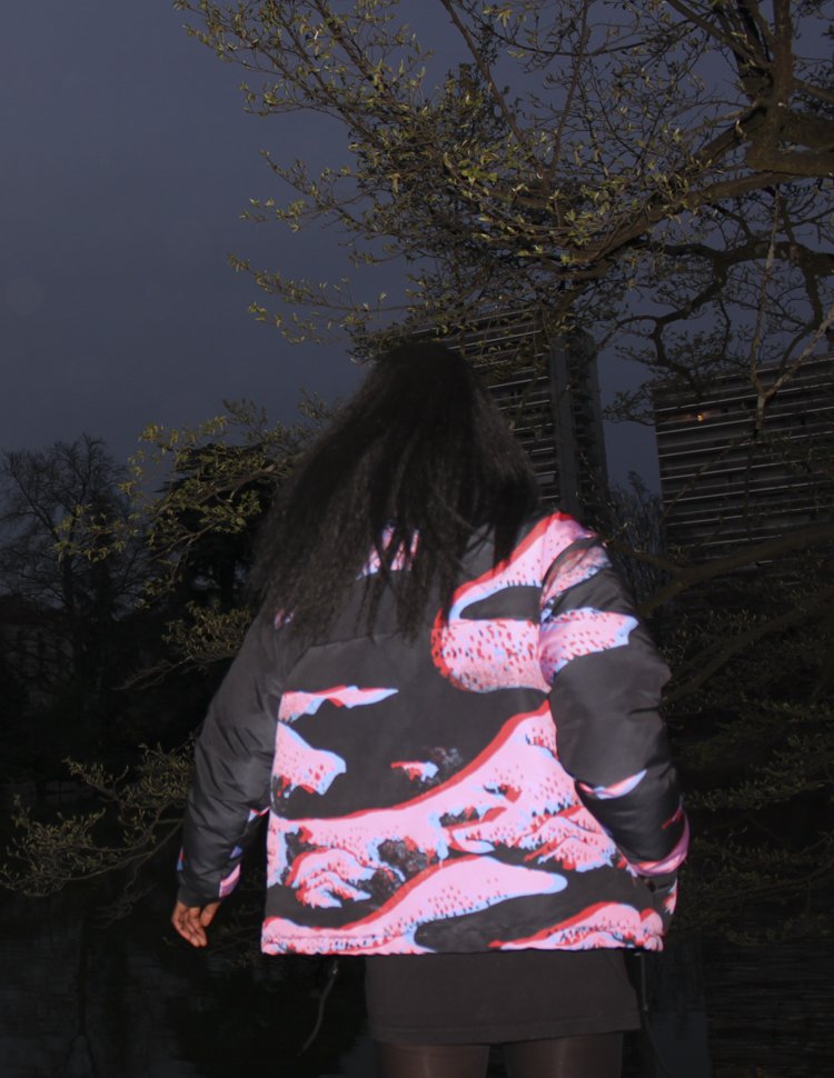 PUFFER PINK HOKUSAI NOIRNOIR